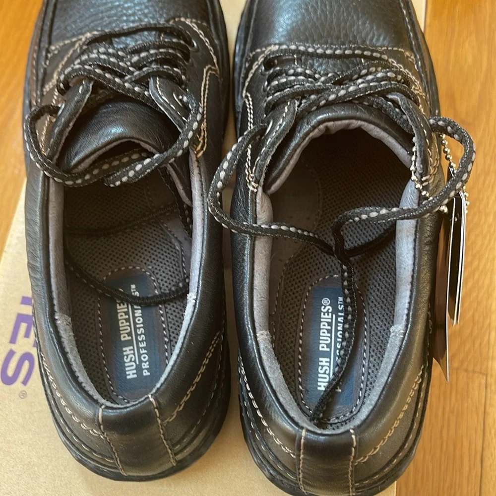 NWT Hush Puppies Steel Toe Work Shoes 7.5W - Picture 4 of 6